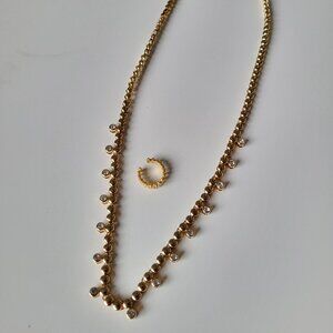 BaubleBar Necklace & Ear Cuff